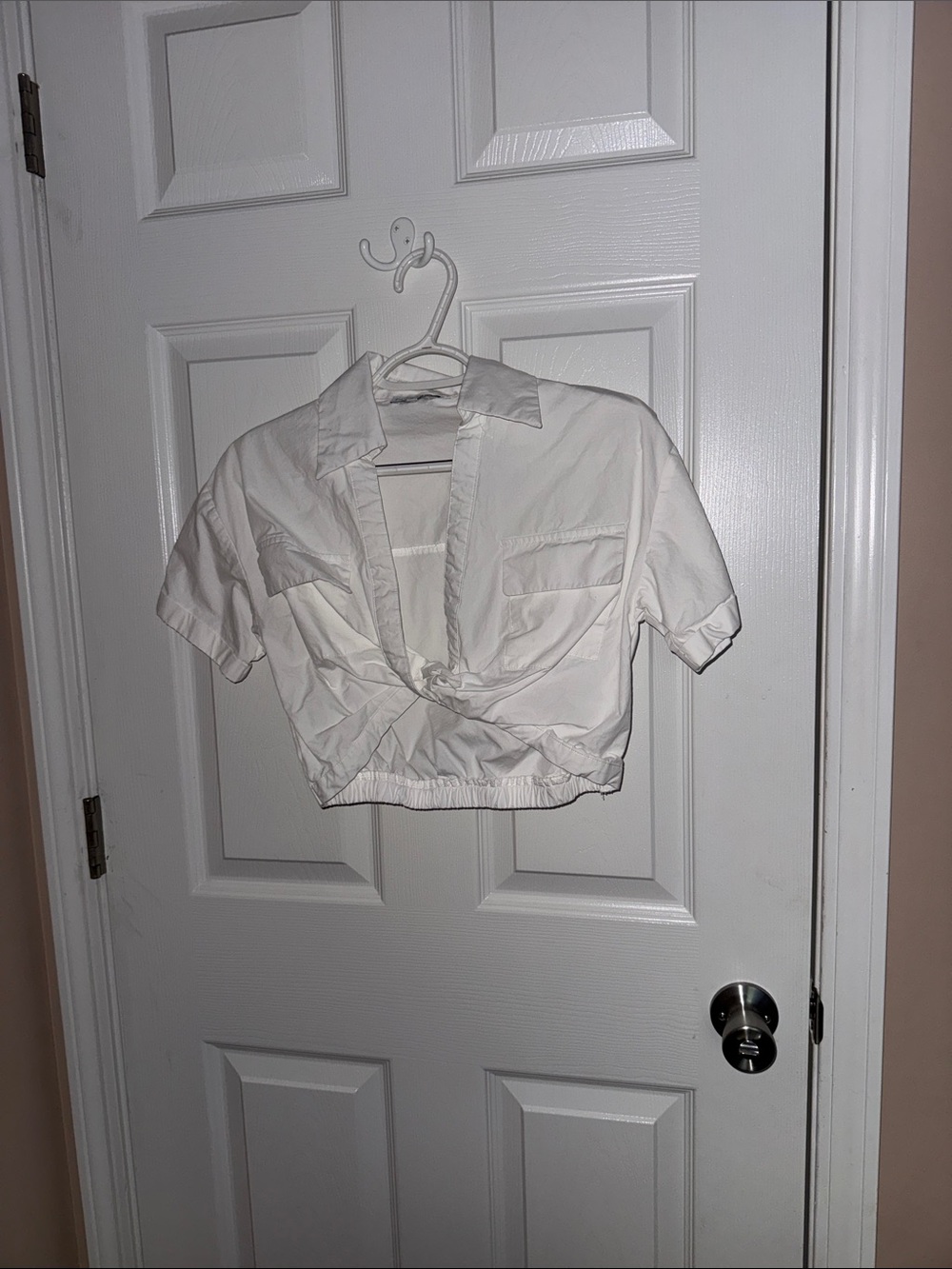 White Crop Top